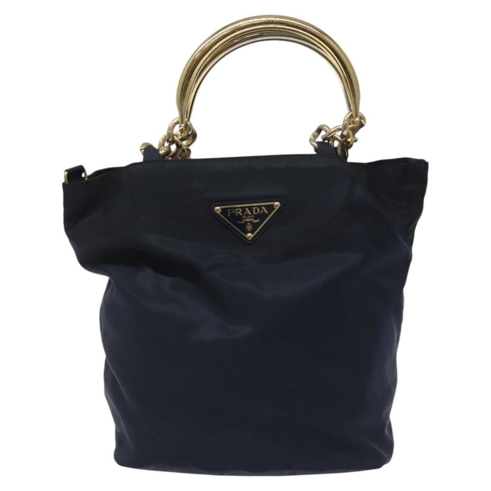 PRADA Hand Bag Nylon Navy Auth bs22342 - Picture 13 of 16